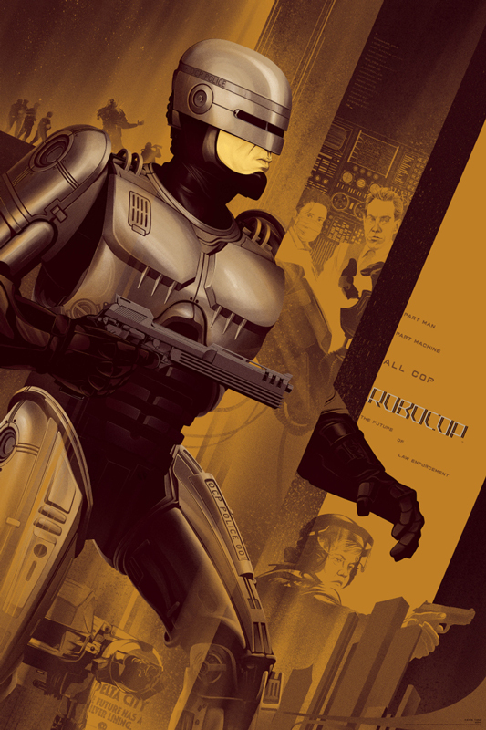 Mondo RoboCop Kevin Tong Variant Poster